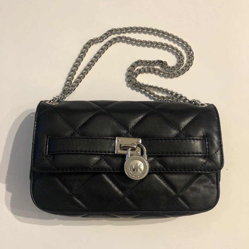 Michael Kors Hamilton Quilted Flap Shoulder Bag
